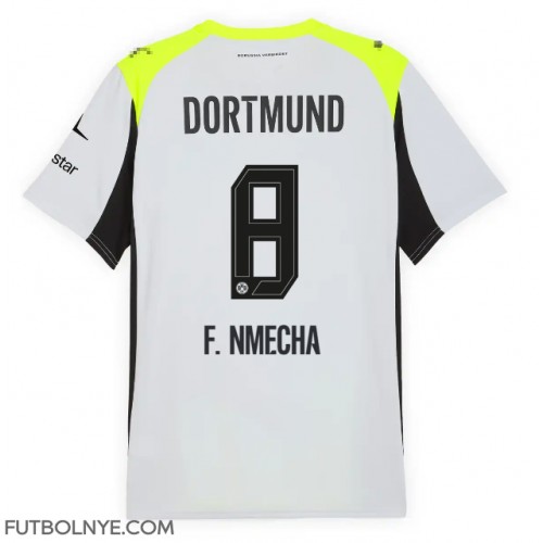 Camiseta Borussia Dortmund Felix Nmecha #8 Visitante Equipación 2025-26 manga corta